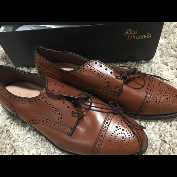 Brand New Allen Edmonds Sanford 11D Brown - Picture 7 of 7